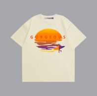 触り心地のいい ジバンシィtシャツスーパーコピー 半袖 トップス 純綿 柔らかい 男女兼用 早春新作 シンプル イエロー