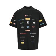 バレンシアガ 定番人気物 コピー 半袖 Tシャツ コットン ブラック 柔らかい 花柄