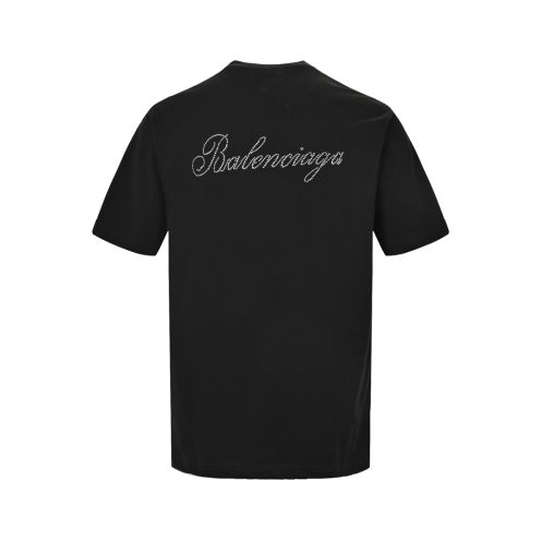 バレンシアガ 定番人気物 コピー 半袖 Tシャツ コットン ブラック 柔らかい 花柄