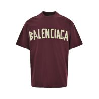 バレンシアガ 偽物 コピー 半袖 Tシャツ コットン レッド 柔らかい 花柄