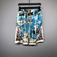 Amiri ズボンアメリカサイズコピー ショットパンツ ズボン 純綿 ビーチパンツ 夏 爽やか メンズ 男女兼用 ブルー