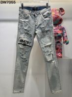 [新季度] amiriズボンｎ級品 デニムズボン 美脚 パンツ ジンーズ 魅せる 激安品 ファッション グレイ