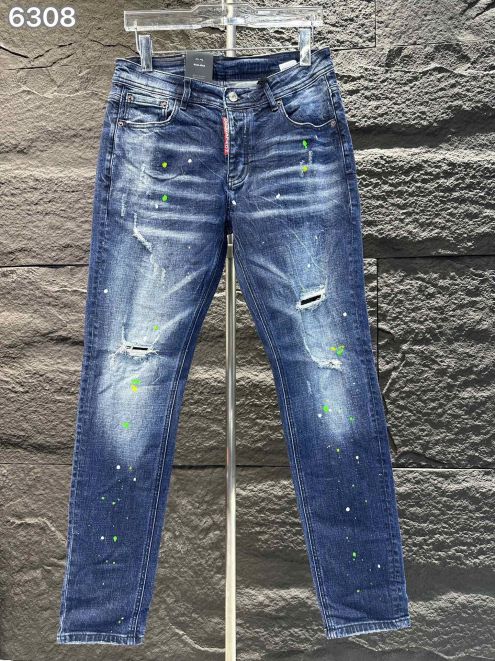 DSQUARED2 限定人気品★セール！ズボンをスーパーコピー デニム素材 柔らかい ジンーズ パンツ ファッション ブルー