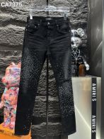 AMIRI HOT 2024夏の定番 amiriズボン偽物 シンプル ジンーズ パンツ 人気定番 デニム素材 新品 ブラック