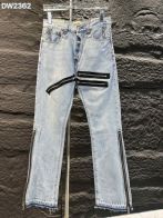 AMIRI あみあみズボンコピー デニム 柔らかい ジンーズ パンツ 通学 筒形ズボン シンプル 人気品 ブルー
