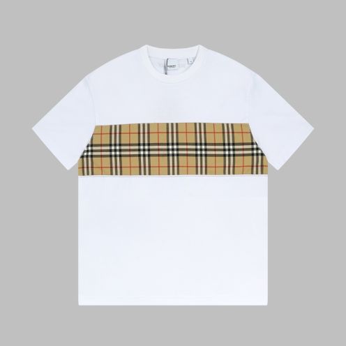 バーバリー 激安通販 コピー 半袖 Tシャツ コットン ホワイト 柔らかい 花柄