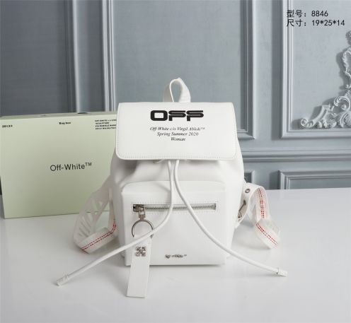 OFFWHITEショルダーバッグ オフホワイトコピー バックバッグ 軽量 リュック 通学 大人 おしゃれ ホワイト