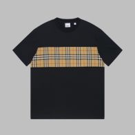 バーバリー 定番人気物 コピー 半袖 Tシャツ コットン ブラック 柔らかい 花柄