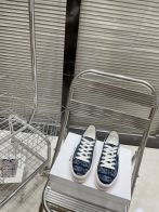 セリーヌ 2024新作 スーパーコピー シューズ ブルー ズック 歩きやすい 高級