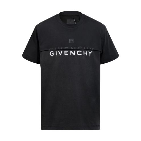 最安値！大人気 tシャツ ジバンシー偽物 純綿 トップス ロゴプリント 短袖 ファッション シンプル ブラック