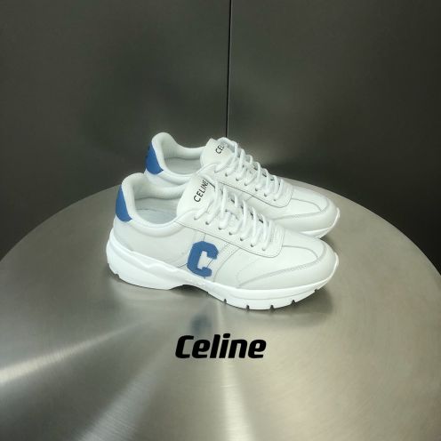 セリーヌ CELINE限定 スーパーコピー シューズ ホワイト レザー 歩きやすい 高級
