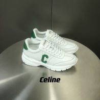 セリーヌ 定番人気物 スーパーコピー シューズ ホワイト レザー 歩きやすい 高級