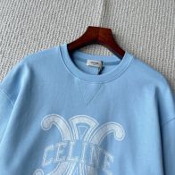 驚きの破格値2024 新着 メルカリ セリーヌパーカーコピー パーカー 純綿 柔らかい 大人気 シンプル ブルー