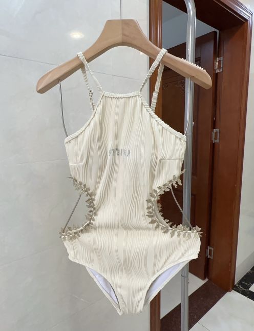 ミュウ ミュウ服Ｎ級品 レディース レトロ コレクション ワンピース ツイスト セクシー おしゃれ ホワイト