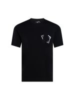 フェンディ 偽物 コピー 半袖 Tシャツ コットン ブラック 柔らかい 花柄