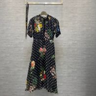 スカーフディオールスーパーコピー 夏 ワンピース 女性用 レディース セクシー ロング 爽やか ブラック