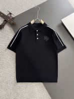 赤字超特価2024 ディオールキッズ tシャツ激安通販 短袖 トップス 純綿 襟 ゆったり 高級品 メンズ ブラック