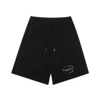 春夏新作 ディオール ショートパンツスーパーコピー 五分丈 純綿 ズボン ショットパンツ 柔らかい プリント ブラック