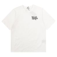 赤字超特価2024 ディオールキッズ tシャツ激安通販 短袖 トップス 純綿 カップル 爽やか 男女兼用 ホワイト