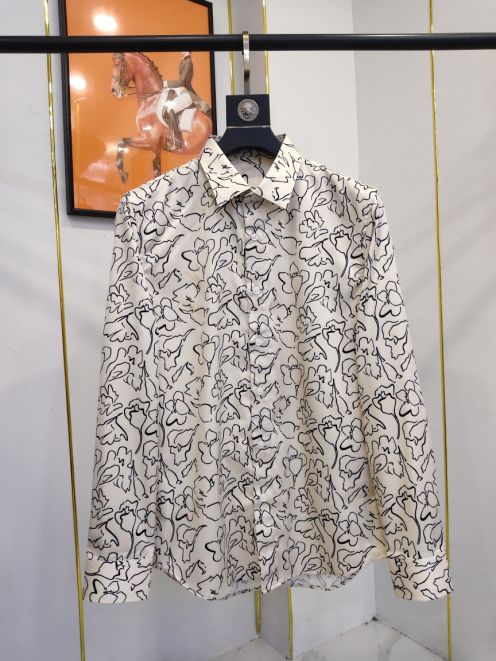 McQueen アレキサンダーマックイーンインスタ偽物 長袖 トップス ビジネス カジュアル 無地 おしゃれ ホワイト