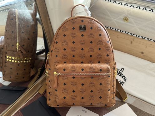 mcm バッグ 値段Ｎ級品 バックバッグ 牛革 カジュアル 旅行 レザー 大人気 ファッション ブラウン