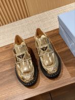 PRADAプラダ ソックススニーカー偽物 モカシン ローファー シューズ 牛革 軽量 ビジネス 通勤 防滑 履き心地 ブラウン
