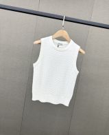 ミュウミュウ ニット レディース偽物 トップス ニット 無袖 シンプル 柔らかい シンプル 超激レア人気新作 ホワイト