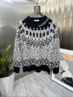 valentino 今季セール限定品 メンズ ヴァレンティノセーターコピー トップス ニット 柔らかい 保温 暖かい 長袖 グレイ