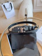爆買い大得価 セリーヌベルト サイズスーパーコピー レディース バックル おしゃれ 細いベルト 幅2.5㎝ ブラック