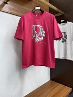 限定人気品★セール！ディオール、リップ偽物 短袖 トップス 純綿tシャツ プリント 柔らかい 夏品 個性的 レッド