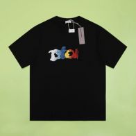 最安値人気 ディオール アイシャドウＮ級品 純綿 トップス 短袖Tシャツ 日常用 柔らかい 大人気 ブラック