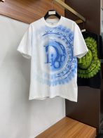 NEW夏の ディオール ムッシュとはスーパーコピー tシャツ 純綿 トップス プリント 柔らかい ホワイト