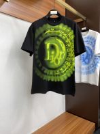 NEW夏の dior ムッシュ激安通販 tシャツ 純綿 トップス プリント 柔らかい ブラック