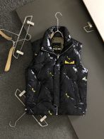 fendi ダウン ジャケット激安通販 ダウンジャケット トップス 防寒着 サーモクラフト ヒーター ダウンベスト ブラック