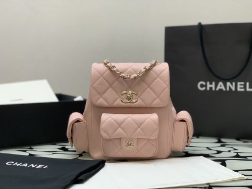 シャネル n級品 スーパーコピー バッグ レザー ピンク 軽量  人気　リュック