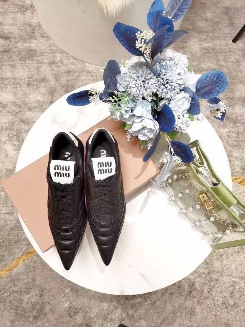 HOT品質保証 厚底 スニーカー miumiu激安通販 パンプス 軽量 高機能クッション通勤 痛くない ブラック