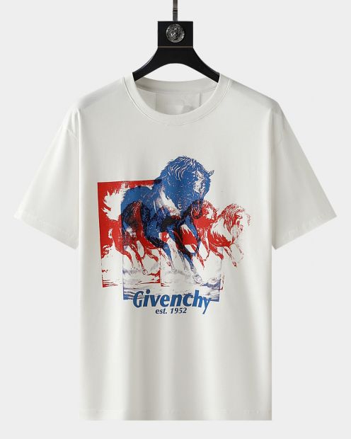 ジバンシィ 偽物 コピー 半袖 Tシャツ ウール コットン グレー 柔らかい 花柄