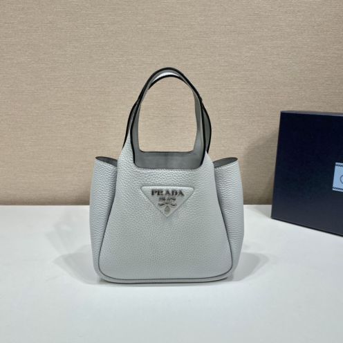 プラダ バッグ シリーズ偽物 持ちバッグ 牛革 柔らかい ミニ かごバッグ 限定品 レディース 人気 ホワイト
