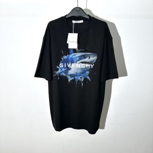 ジバンシィ GIVENCHY限定 コピー 半袖 Tシャツ コットン ブラック 柔らかい 花柄