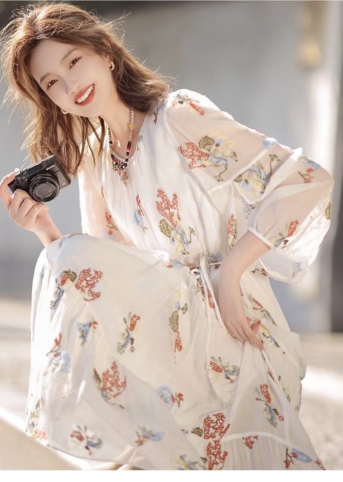 ディオール バッグ メンズ激安通販 レディース ワンピース スカート 夏服 薄い カラフル 可愛い 人気 ホワイト