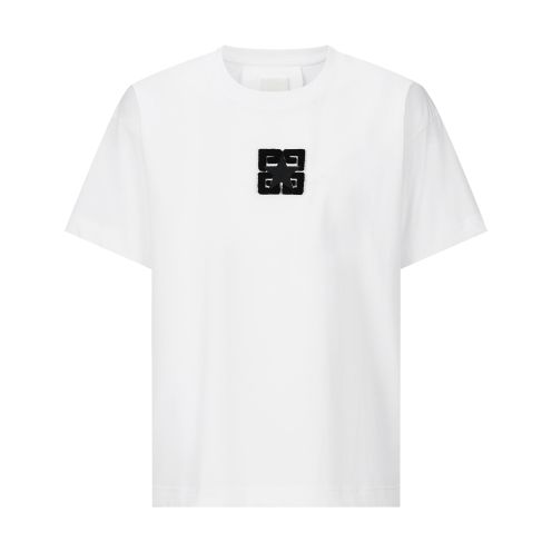 ジバンシィ 激安通販 コピー 半袖 Tシャツ コットン ホワイト 柔らかい 花柄