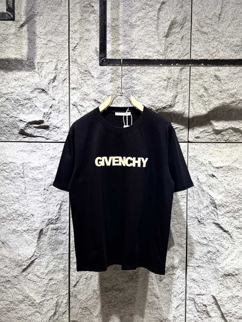 ジバンシィ n級品 コピー 半袖 Tシャツ コットン ブラック 柔らかい 花柄