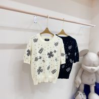 触り心地のいい chanel nike t シャツ激安通販 半袖 トップス 純綿 ジレー シンプル 高級感 セーター 人気 2色可選