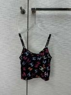 数量限定爆買い シャネル の t シャツＮ級品 純綿 無袖 トップス 花柄 ジレー セクシー 爽やか レディース ブラック