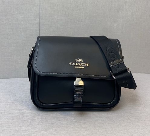 春夏数量限定 コーチバッグ イメージＮ級品 斜め掛けバッグ レザー 牛革 男女兼用 カジュアル レディース ブラック