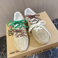 miumiu ウェディング シューズ激安通販 運動 ランニング スニーカー Miu Miu x New Balanceコラボ 春夏品 杏色
