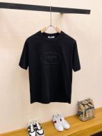 人気定番 プラダ t シャツＮ級品 夏新品 半袖 シンプル 純綿 トップス 柔らかい ブラック