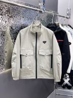 存在感のある prada ライダーススーパーコピー トップス 柔らかい トップ秋服 アウター 暖かい メンズ ホワイト