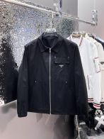 驚きの破格値2024 新着 prada ジャケット メンズ偽物 アウター 柔らかい トップス 人気品 メンズ ブラック