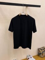 prada t シャツ アウトレットコピー 短袖 ゆったり 純綿 トップス プリント 柔らかい シンプル ブラック